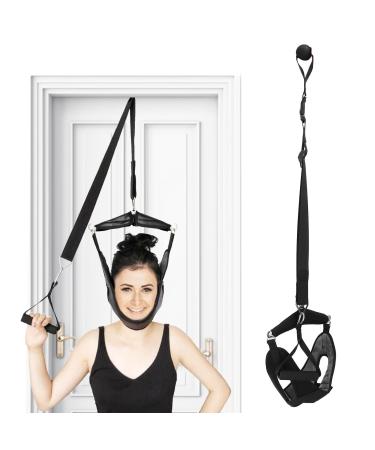 Cervical neck traction device professional over-the door stopping corrector cervical traction device for neck stretcher backstretcher neck pain arthritis herniated disc curvation and