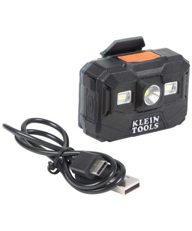 Klein Tools 56062 Rechargeable LED Headlamp / Worklight for Klein Hardhats, 300 Lumens, All-Day Runtime, 3 Modes, for Work and Outdoors