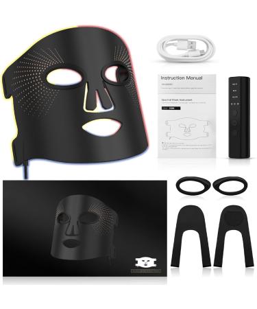 LED Face Mask - 3 Colors Light Therapy for Anti-Aging & Skin Care at Home - Photon Beauty Device for Wrinkle Reduction (Pink - Buy Online on GoSupps.com