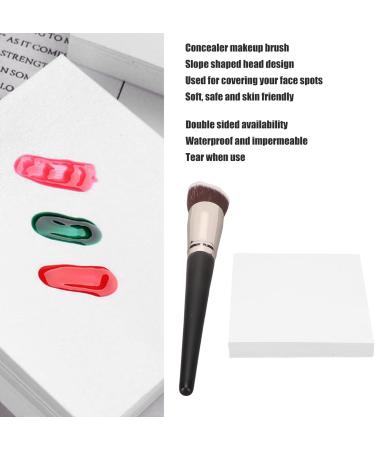  UMDHAIYI Nail Art Palette Paper Concealer Brush Double-Sided Colour Mixing Sheet for Makeup and Polish Slope Design Applicator for Face Spot Coverage Soft - Buy Online on GoSupps.com