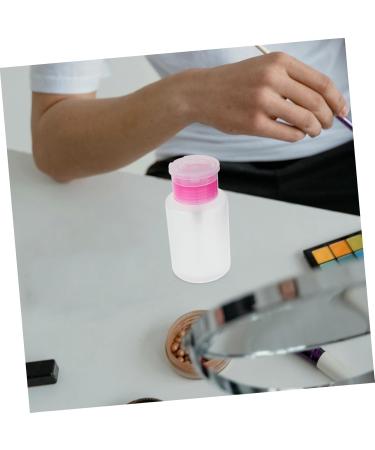 minkissy Pressure fluid dispenser bottle 150 Ml Manicure press pump bottle Pressure mechanism pink - Buy Online on GoSupps.com