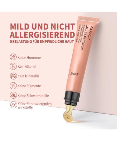 Razuyen Eye Care: Anti-Aging Eye Cream with Caffeine & Peptides for Dark Circles Fine Lines & Swelling - 18ml - Buy Online on GoSupps.com