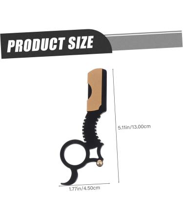 Beavorty 2-Piece Men's Razor Holder & Trimmer - Stainless Steel Vintage Shaving Set for Care & Precision - Buy Online on GoSupps.com