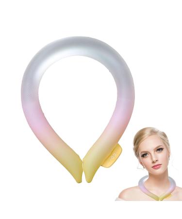 Naked Cooling Tube - Adjustable Neck Wrap | Effective Ice Rings for Hot Weather | Biudui Yellow - Portable & Hands-Free Design for Indoor & Outdoor Workers - Buy Online on GoSupps.com