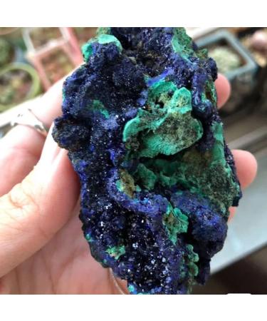 Natural Crystal Rough Natural Azurite Malachite Geode Crystal Cluster Teaching Research Stone Collectible (Size : 4-6cm) - Buy Online on GoSupps.com