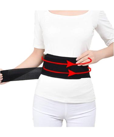Adjustable Waist Self-Heating Magnetic Therapy Back Support Belt - Lumbar Brace & Massage Band | Health Care | Medium Black - Buy Online on GoSupps.com