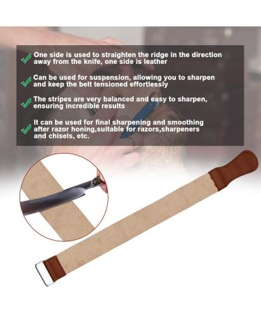 Tancuder Real Leather String for Razors & Tools | Durable Absorbent Razor-Sided Leather Straps - Buy Online on GoSupps.com