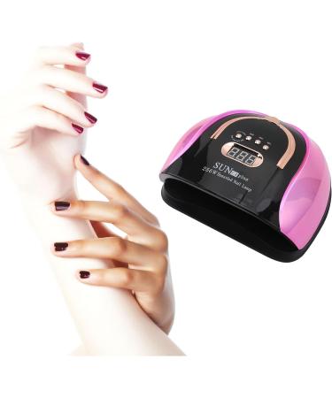 256W UV LED Nail Lamp Professional Fast Nail Curing Lamps UV Nail Light with for Gel Polish with Automatic Sensor/4 Timer Setting Handle Professional Nail Art Tool - Buy Online on GoSupps.com