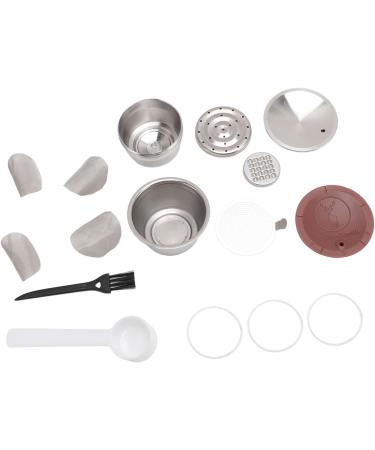Capsule de caf Rechargeable en Acier Inoxydable Dosette R utilisable Capsules Rechargeables Dosettes de caf R utilisables pour Recharger les Dosettes de - Buy Online on GoSupps.com