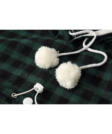 Women's Large Pouch Hoodie Long Sleeve Pet Carrier Sweatshirt Green Plaid Flannel Shirt - Buy Online on GoSupps.com
