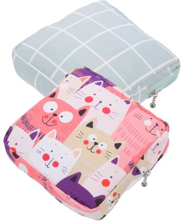 Alipis 8 STK Cotton Storage Bags for Women's Menstrual Products | Washable Period Travel Pouches | Colorful Lipstick & Bandage Holder - Buy Online on GoSupps.com
