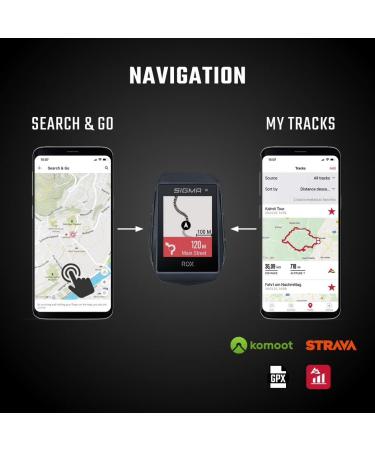 Sigma Sport Rox 11.1 Evo Black | Advanced Wireless GPS Bicycle Computer & Navigation | Outdoor Cycling Tech - Buy Online on GoSupps.com