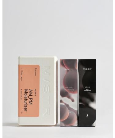 MISTR AM_PM Daily Anti-Ageing Moisturiser Hydrating Day & Night Cream | Moisturiser For Smooth Youthful Skin Suitable For All Skin Types Includes Vessel & Refill 50ml - Buy Online on GoSupps.com