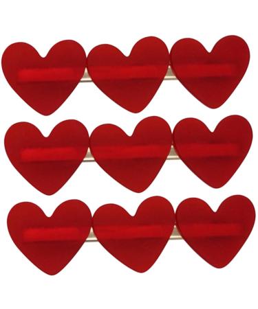 FRCOLOR Love Heart Clamps hairpin heart hairpins cupid valentine heart hair clips heart hair pin women side clamp bangs hair clip hair South Korea Miss alloy Womens Hair Accessories