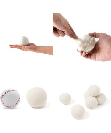 Premium XL New Zealand Wool Dryer Balls 3-Pack | Organic & Reusable Fabric Softener | Eco-Friendly Wrinkle Reducer - Baby Safe - Buy Online on GoSupps.com