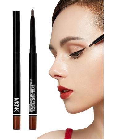 Makeup Eyeliner Pencils | Long-Lasting Colored Eyeliner Pens for Women Anti-Sweat Under Eye Eyeliner Pencil Automatic Rotation Eyeliner Eye Makeup for Kagrote Brown - Buy Online on GoSupps.com