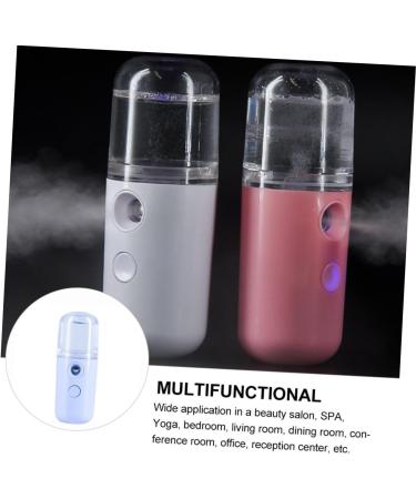 FRCOLOR 1pc Women Durable Usb Handy Beauty Sprayer Mist Steamer Nano Charging Facial Portable Plastic 14.5X4CM Blue - Buy Online on GoSupps.com
