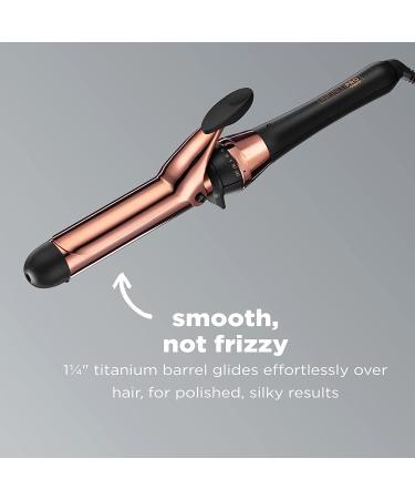 INFINITIPRO BY CONAIR Rose Gold Titanium 1 1/4-Inch Curling Iron  1  inch barrel produces loose curls  for use on medium and long hair Curling Iron 1.25-Inch Black - Buy Online on GoSupps.com