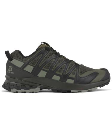 Salomon Men's Xa Pro 3D V8 Trail Running Shoes - Size 10 Grape Leaf/Peat/Shadow - Buy Online on GoSupps.com