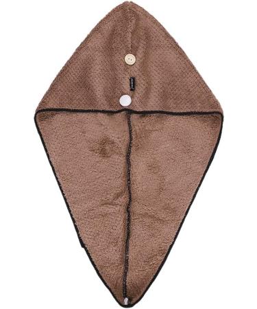 Itoda Hair Towel - Microfiber Absorbent Turban for Long Hair | Soft Durable & Fast Drying | Perfect for Home & Travel - Brown - Buy Online on GoSupps.com