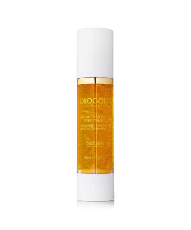 OROGOLD Cosmetics White Gold 24K Multi-Vitamin Deep Peeling Facial Exfoliator - 50 ml - Buy Online on GoSupps.com