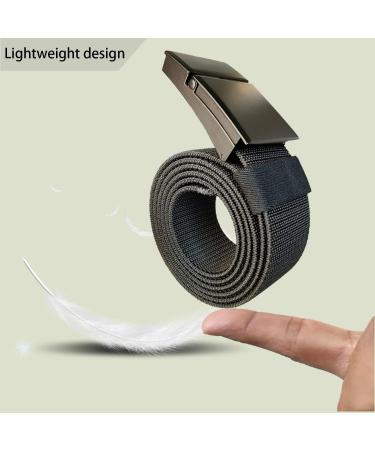 ZGJINLONG Men's Tactical Stretch Belt- Quick Release 1.5 Nylon Military Web Belt- 49 Long- Perfect for Work, Travel, and Sports - Buy Online on GoSupps.com
