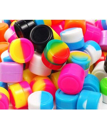 KISEER 30 Pcs 5ml Silicone Wax Containers - Assorted Colors - Non Stick Oil Storage Jars - Buy Online on GoSupps.com