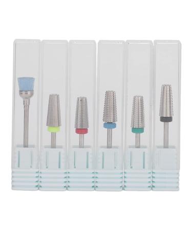 High-Strength Nail Polishing Head & Drill with Dust Brush - Multipurpose Silver Tool for Home & Nail Salons | International Shipping - Buy Online on GoSupps.com