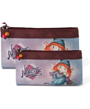 Forever Ninette Origin Set of Two Multicoloured Cosmetic Bags - Stylish & Functional | International Shipping Available - Buy Online on GoSupps.com