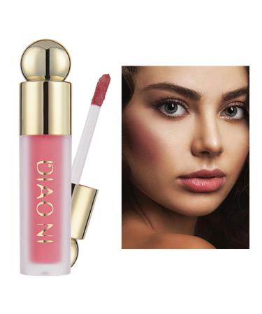 Liquid Blush Makeup - Soft Lightweight Cheek Tint Blendable Milk Blush | Sweatproof Waterproof Face Blush Long-Lasting Makeup Blush for Women Girl 5#