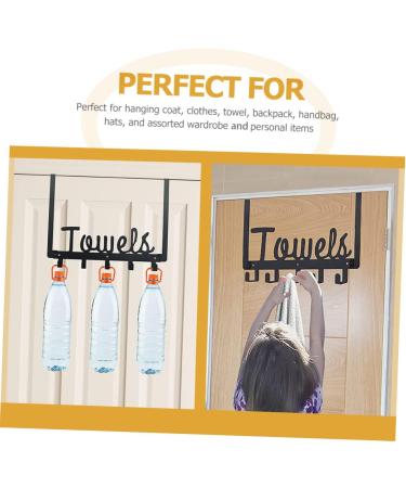 Ciieeo Over Door Towel Rack Hat Hanger Hook Over The Door Hanger Door Towel Hanger Door Hanging No Nails - Buy Online on GoSupps.com