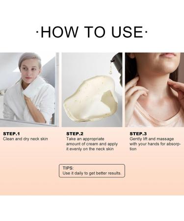 Neck Firming Cream - Easily Absorbed Neck Lightening Lotion Neck Repair Cream for Sagging Neck for Home Travel Dorm Office - Buy Online on GoSupps.com