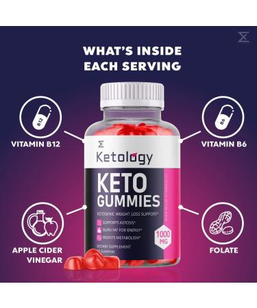 Ketology Extra Strength Keto ACV Gummies - Advanced Weight Loss Support for Men and Women - 60 Vegan Gummies - Buy Online on GoSupps.com