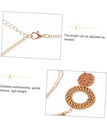 EXCEART Choker Fringe Trim Decorative Necklace Delicate Necklace Necklaces Cool Necklace Charm Jewelry Metal - Buy Online on GoSupps.com