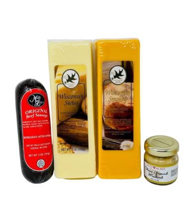 Gourmet Cheese and Meat Board Gift Basket Box Set - Buy Online on GoSupps.com