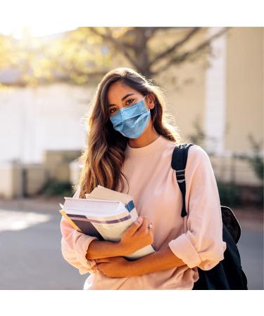 Sparkly Glitter Printed Face Masks for Women - 50 Pcs, 3 Ply Disposable Masks | Trendy Fashion Design - Buy Online on GoSupps.com