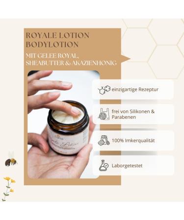Threat Royale Lotion - 100g Moisturizing Body Lotion with Gel e Royale Shea Butter Acacia Honey & Propolis for Irritable Skin - International Shipping Available - Buy Online on GoSupps.com