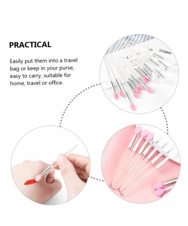 Buy MAGICLULU 10pcs Lip Mask Brush Set | Premium Silicone Lip and Eyeshadow Makeup Tools for Women - Perfect for Beauty and Convenience - Buy Online on GoSupps.com