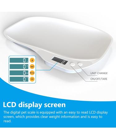BORDEAG Pet Scale 15 Kg ( 1 G) Digital Pet Scale Digital Bathroom Scale Mini Digital Scale Cat Scale Dog Scale for Kitten Puppy Hamster - Buy Online on GoSupps.com