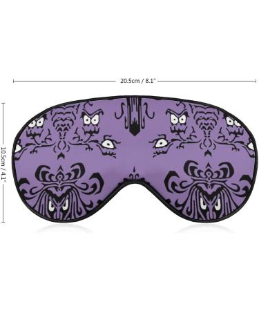 Halloween Haunted House Sleep Mask Eye Cover for Sleeping Blindfold with Adjustable Strap Blocks Light Night Travel Nap for Men Women - Buy Online on GoSupps.com