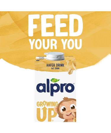 Alpro Children's Hair Drink - 100% Vegetable Naturally Lactose-Free Low-Sugar Protein Source with Calcium & Vitamins | 8 x 1L - International Shipping Available - Buy Online on GoSupps.com