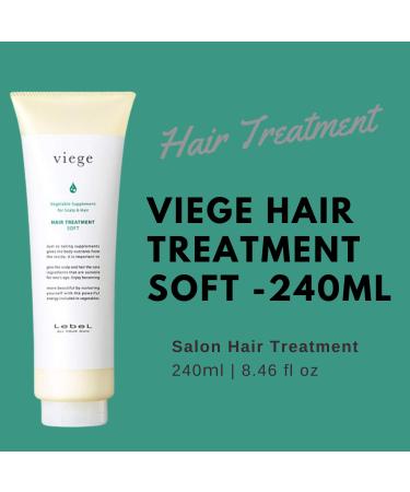 Lebel Viege Hair Treatment Soft 240ml | Premium Hair Care for All Hair Types | International Shipping Available - Buy Online on GoSupps.com