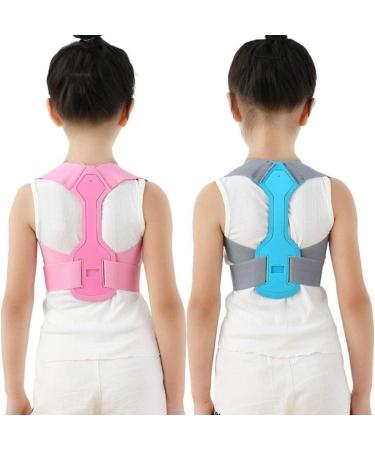 Children Kid Shoulder Back Brace Support Adjustable Magnetic Posture Corrector Spine Lumbar Support Brace Belt (Color : Blue Size : Small) (Blue Small) (Small) - Buy Online on GoSupps.com
