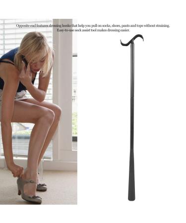 Long handle Shoe horn for Seniors  Detachable Long Dressing Stick Portable Shoes Socks Dressing Aids Daily Living Dressing Aid Sock Removal Tool 35 inch - Buy Online on GoSupps.com
