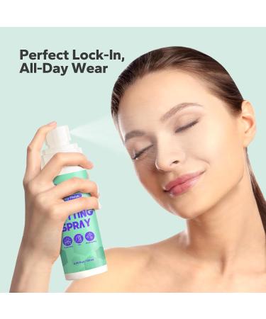 Makeup Setting Spray (4.06 Fl Oz) Dewy Finish Setting Spray for Makeup Hydrating Makeup Setting Spray for Long Lasting Glow Dewy Look Setting Spray for All Skin Types - Buy Online on GoSupps.com