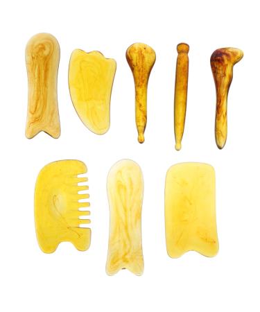 FRCOLOR 8S Massage Schaber scratch massage ABTREFTALL MASSAGE Tools Face Plate Tools Face Schaber Oil Acupuncture Tools Meridian Meridian