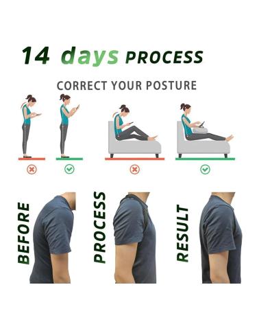 JXZXC Posture Corrector Clavicle Spine Back Belt Adjustable Unisex Upper Back Shoulder Lumbar Posture Correction M for 40-80KG - Buy Online on GoSupps.com