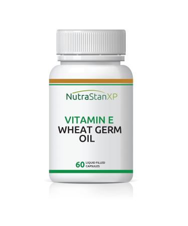 NutrastanXP Vitamin E Wheat Germ Oil Supplement 400 IU - 60 Liquid Filled Capsules