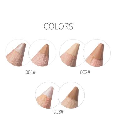 MEICOLY Highlight Contour Stick 6 Color Double-Headed Face Bronzer & Shimmer Cream Pen | 3D Contour Set with Pencil Sharpener - Buy Online on GoSupps.com