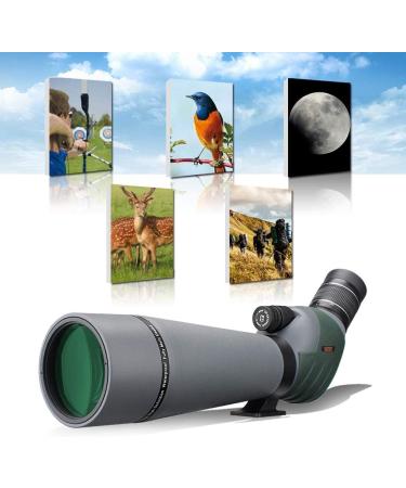 Gosky 20-60x80 Dual Focusing ED Spotting Scope with Smartphone Adapter | Ultra HD Optics for Bird Watching, Hunting, Astronomy | Includes Carrying Case - Buy Online on GoSupps.com
